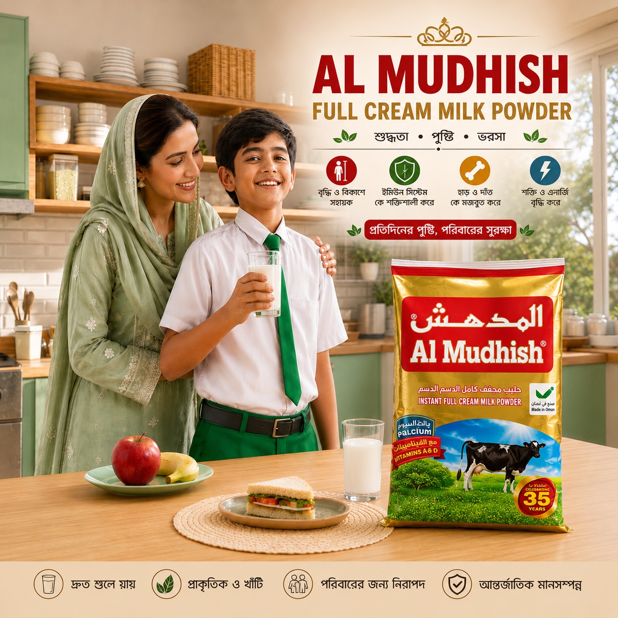 👨‍👩‍👧‍👦 পরিবারের পুষ্টির যত্ন